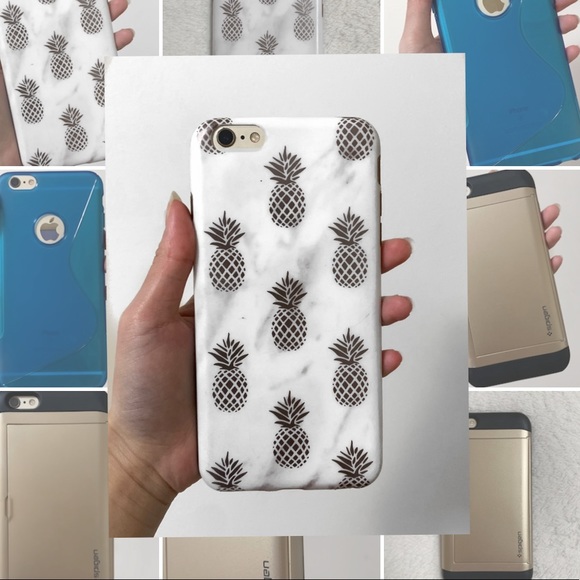 marble with pineapple iphone 6S+ / 6+ case - Picture 2 of 3